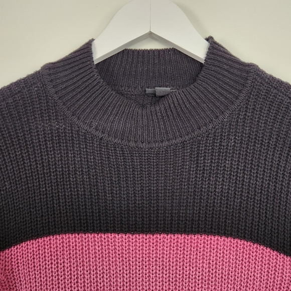 NWT TORRID Multi Stripe Women's Size 0 (12/L) Long Sleeve Knit Sweater Dress - Picture 8 of 13